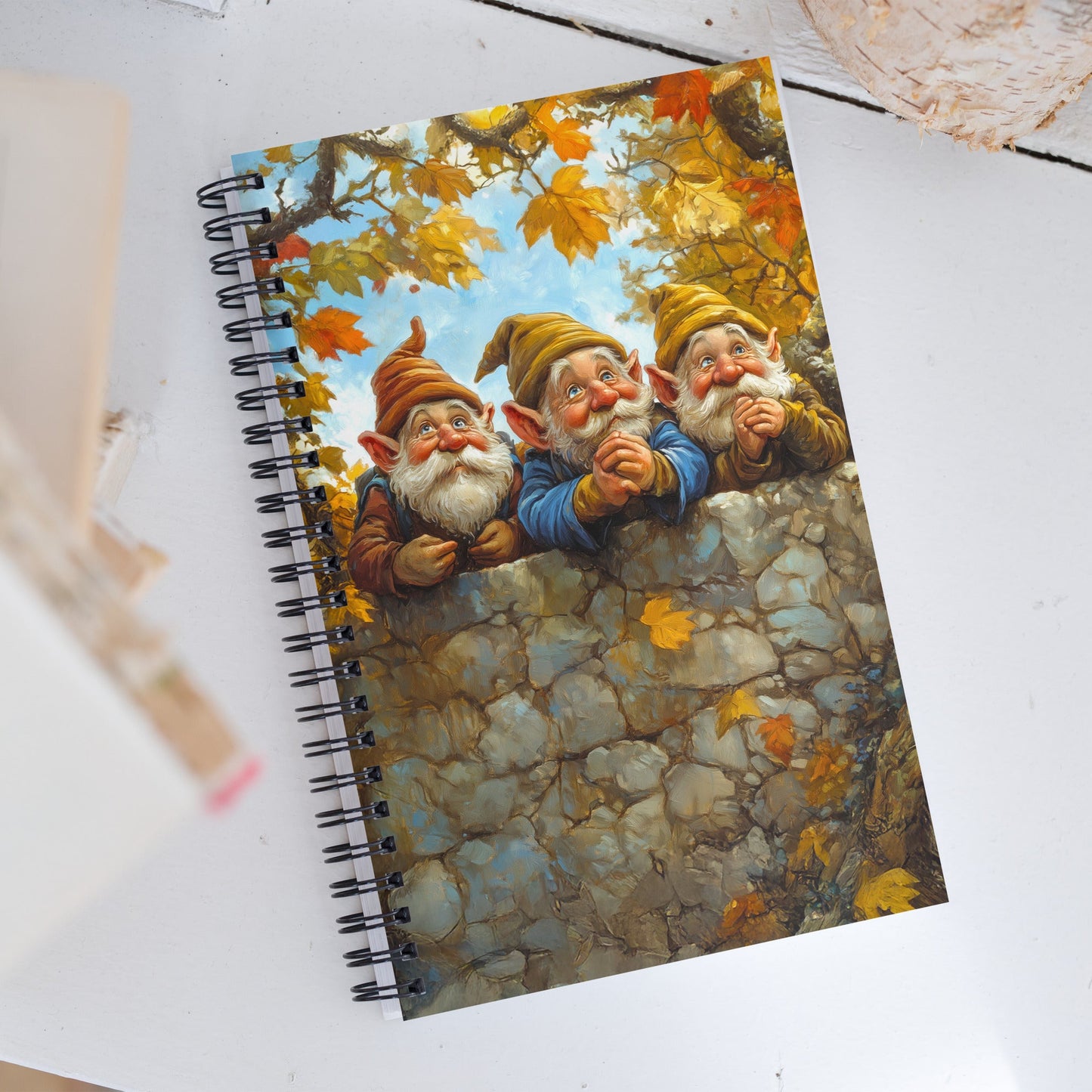 Autumn Watchers Spiral Notebook - Mythic Jheyz Collection - BBairt