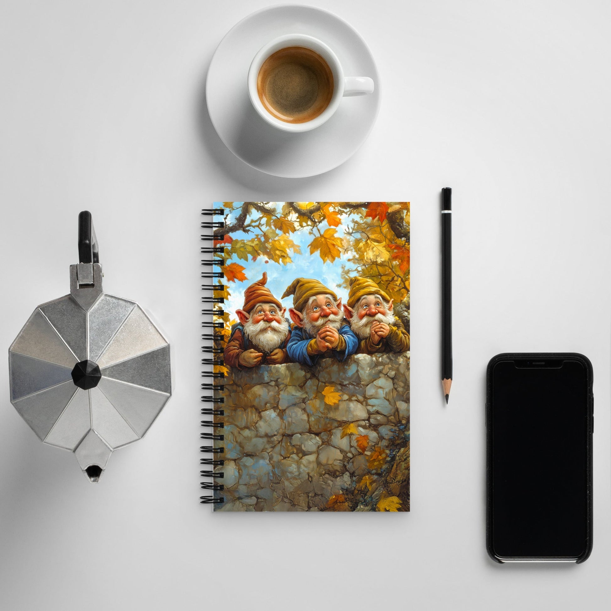 Autumn Watchers Spiral Notebook - Mythic Jheyz Collection - BBairt