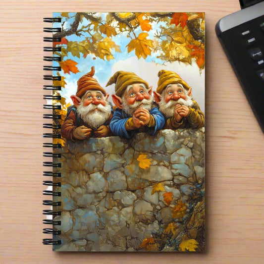 Autumn Watchers Spiral Notebook - Mythic Jheyz Collection - BBairt
