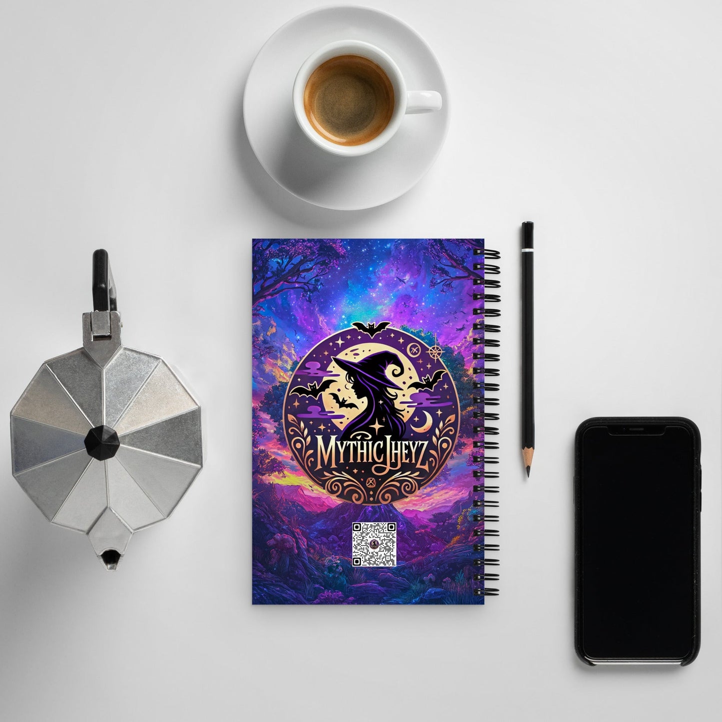 Autumn Watchers Spiral Notebook - Mythic Jheyz Collection - BBairt