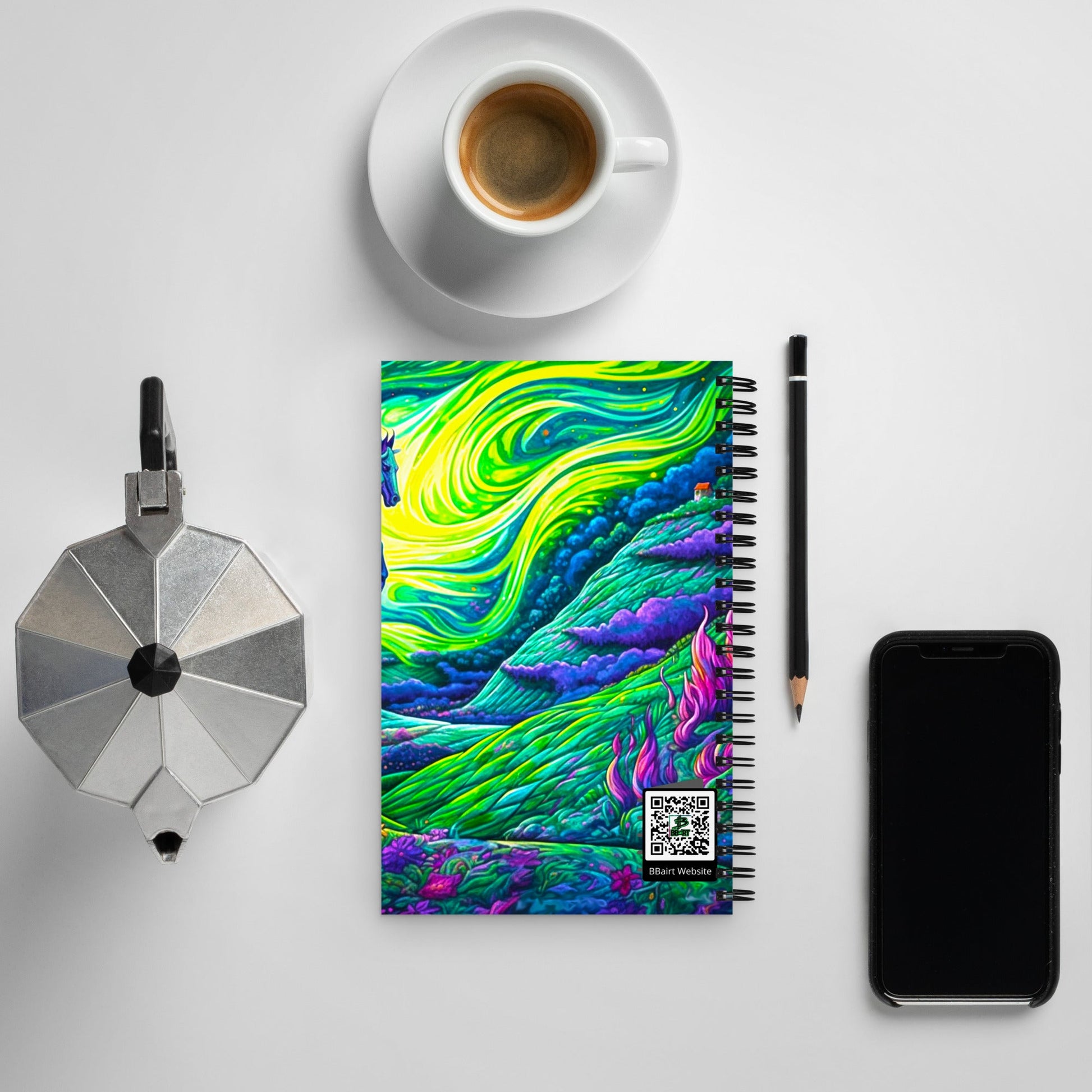 Azurea's Dreamscape - Spiral notebook - BBairt