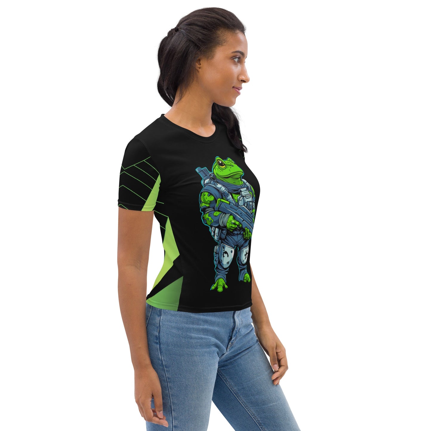 Battle Hopper - Women's All - Over Print T-Shirt - BBairt