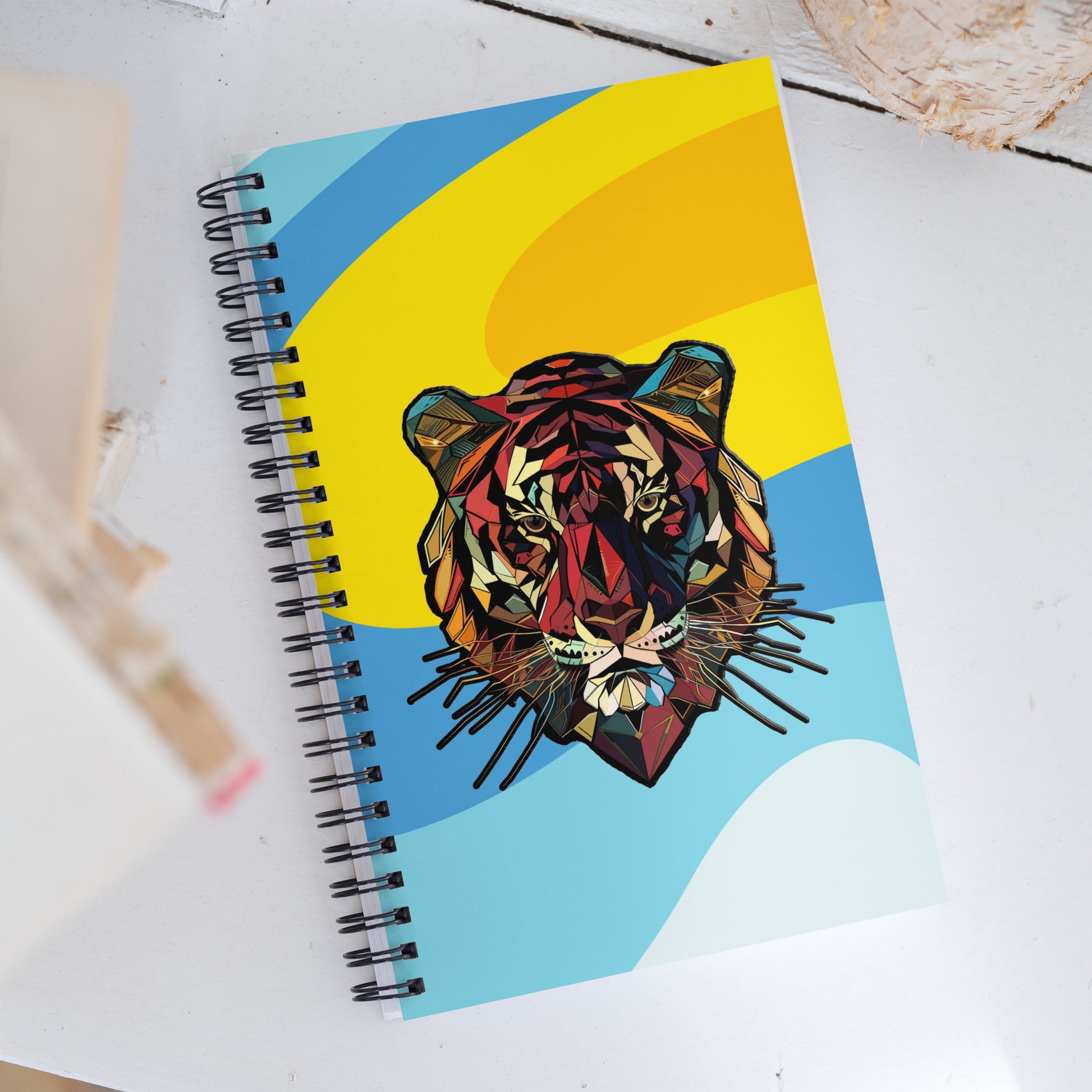 Bengal Brilliance Alt 2 - Spiral notebook - BBairt