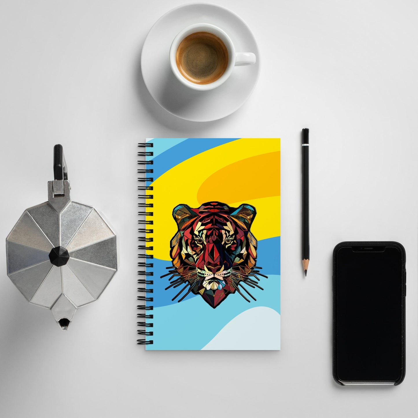 Bengal Brilliance Alt 2 - Spiral notebook - BBairt
