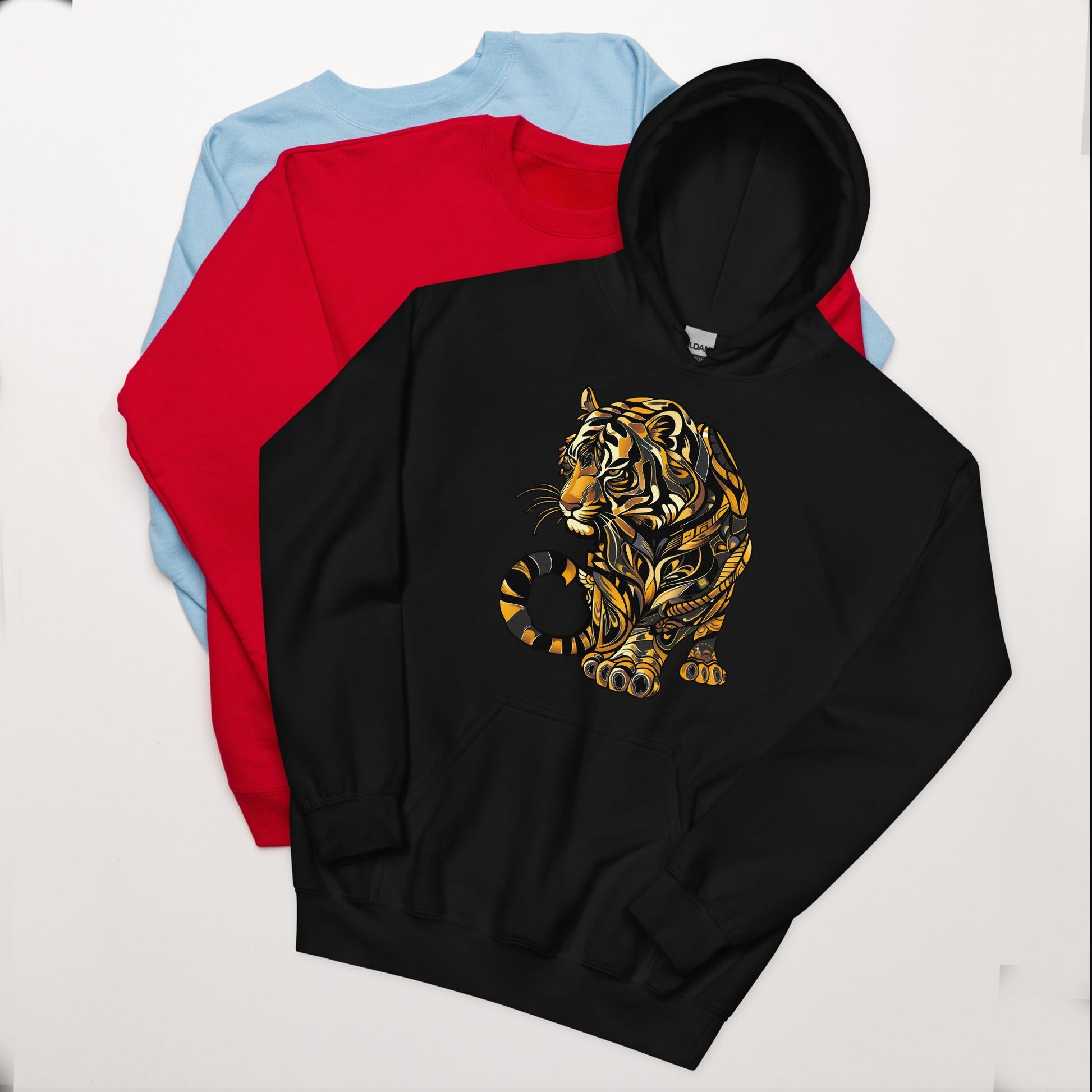 Bengal Brilliance - Unisex Gildan 18500 Hoodie - BBairt
