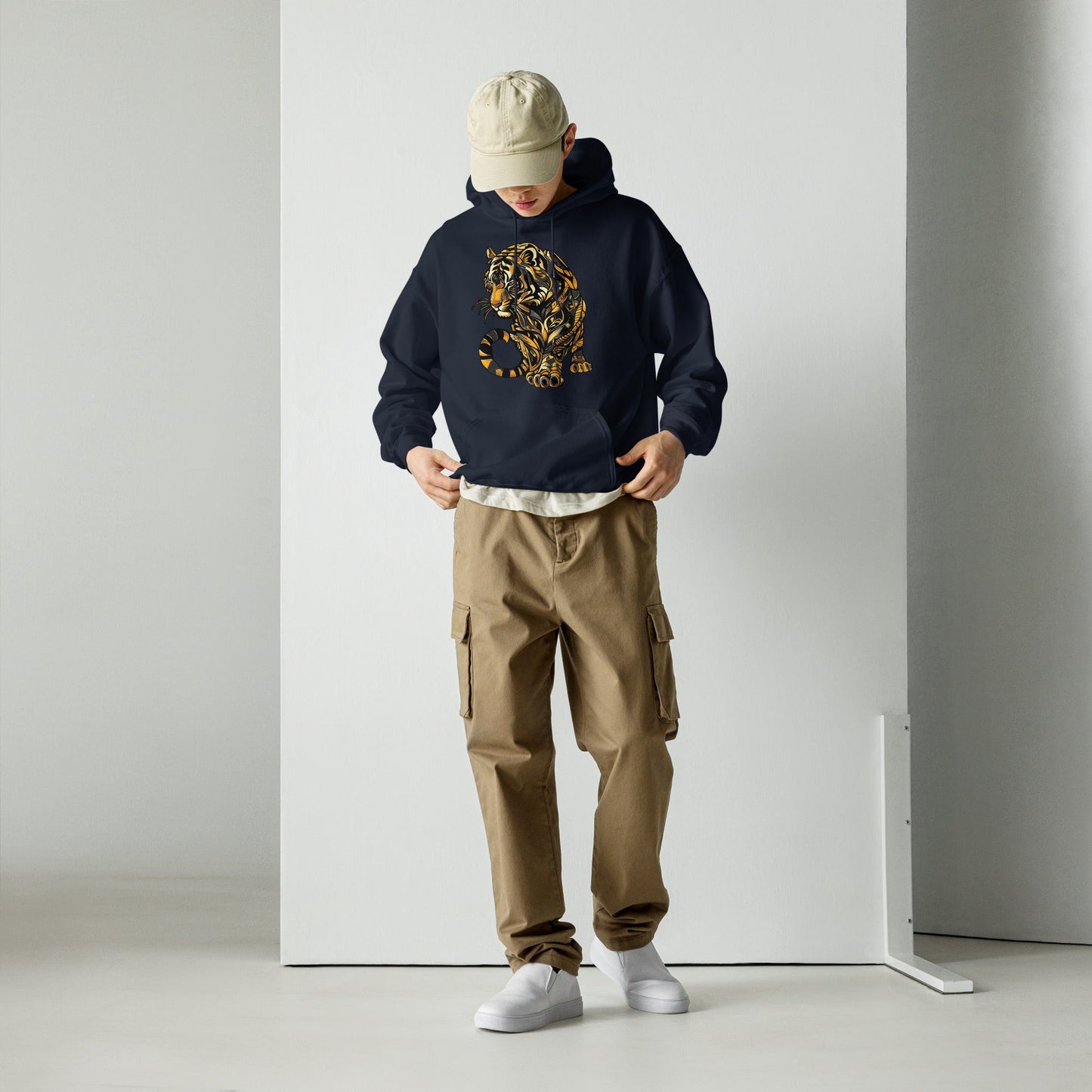 Bengal Brilliance - Unisex Gildan 18500 Hoodie - BBairt