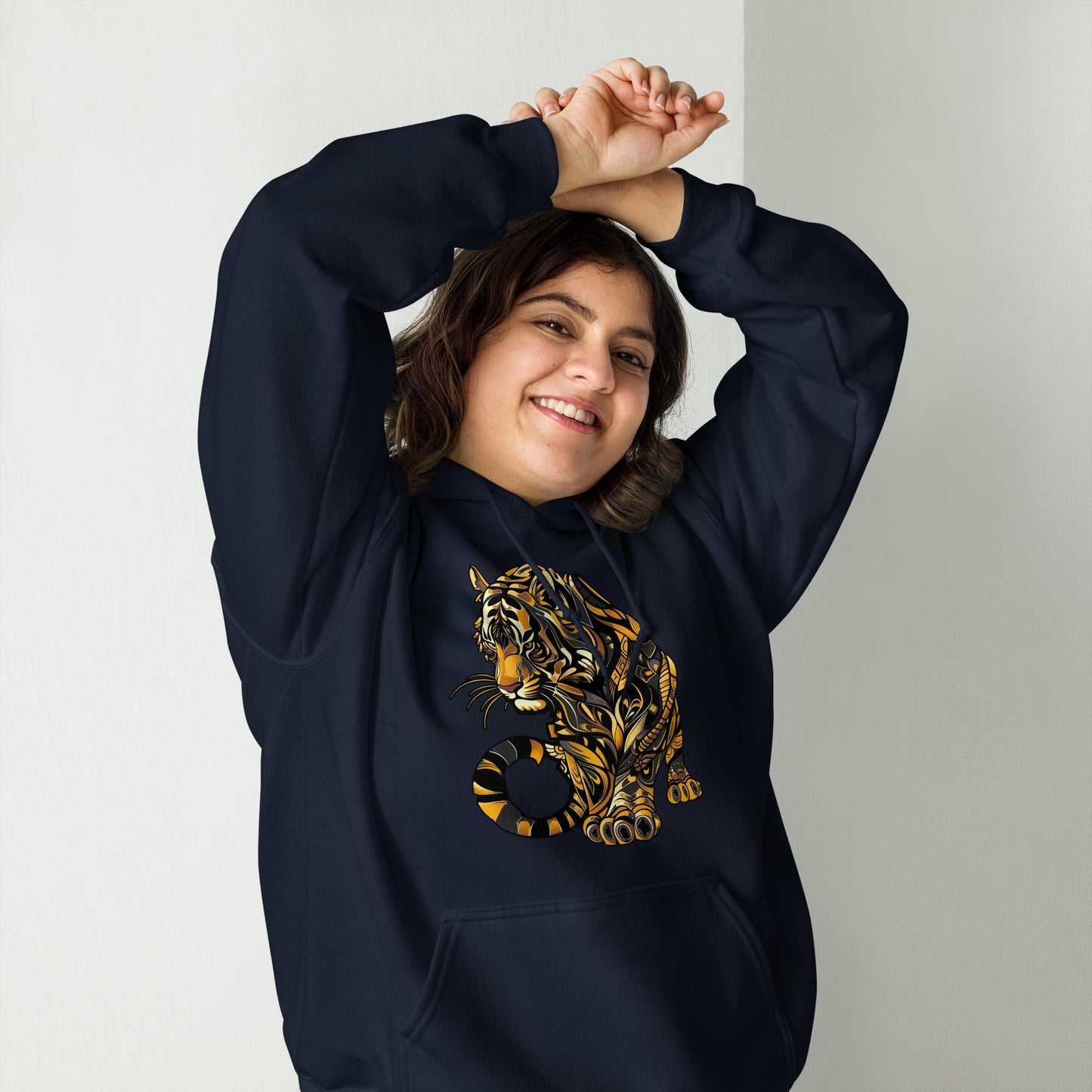Bengal Brilliance - Unisex Gildan 18500 Hoodie - BBairt