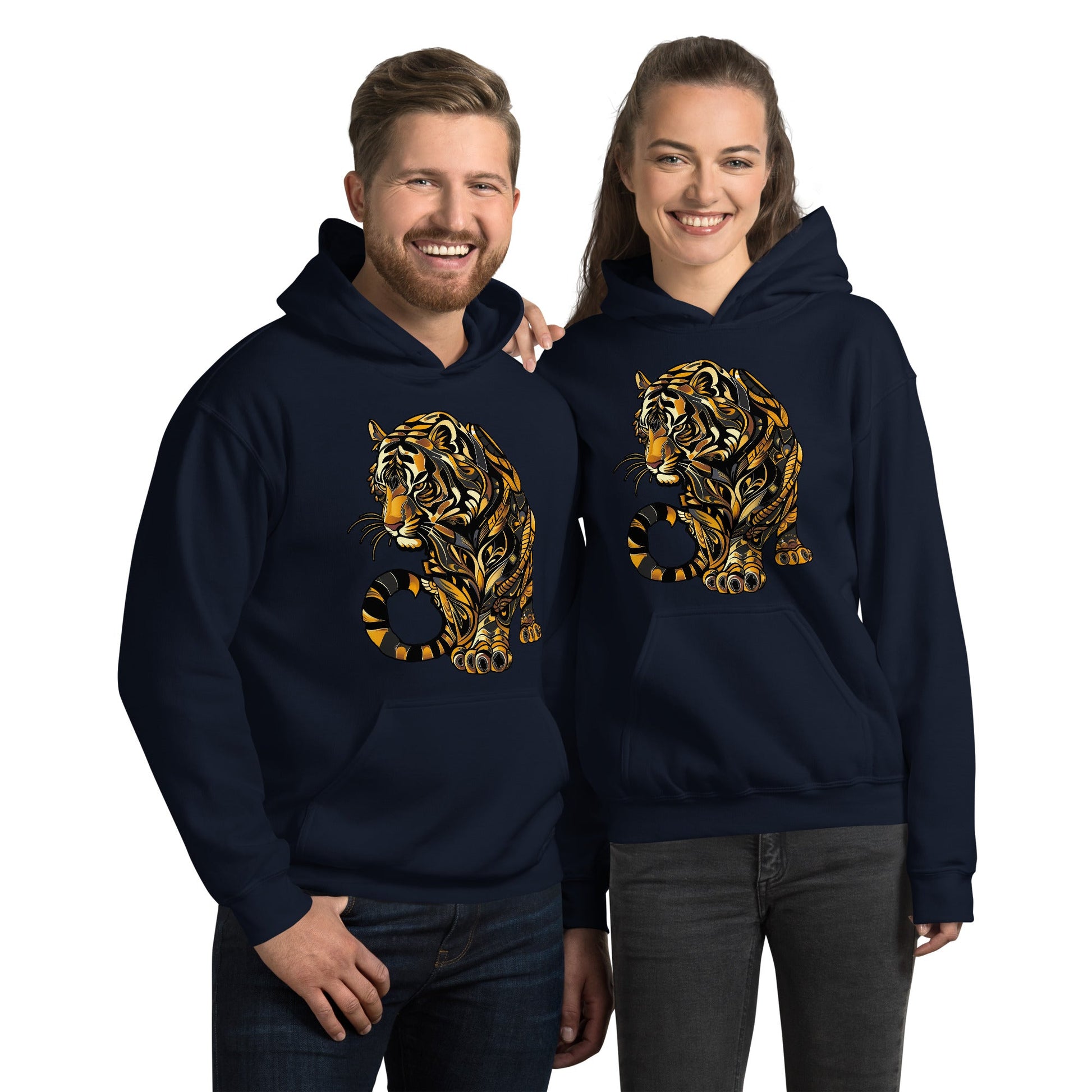 Bengal Brilliance - Unisex Gildan 18500 Hoodie - BBairt