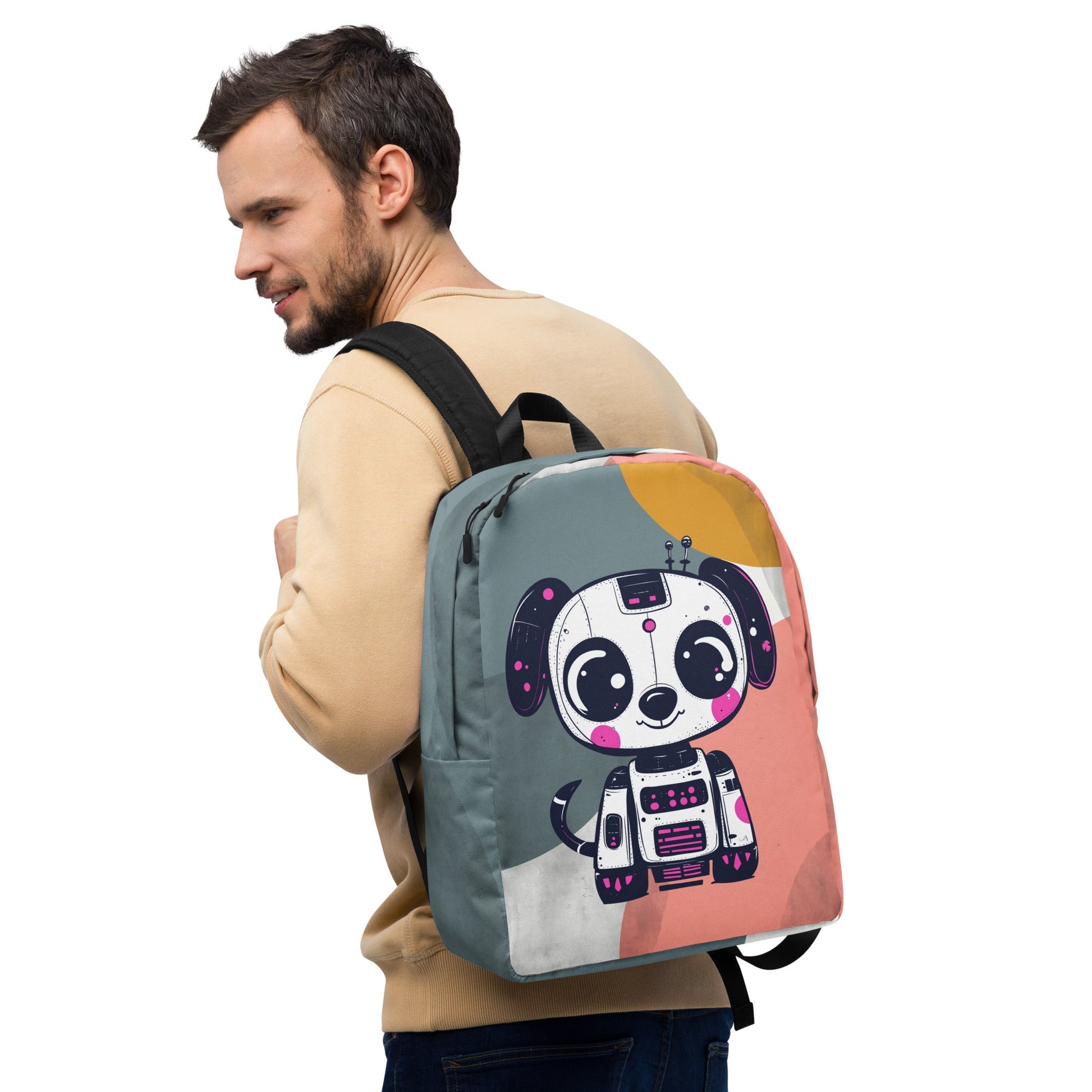 Blinky the RoboPup - Minimalist Backpack - BBairt