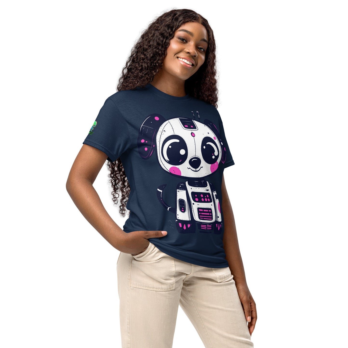 Blinky the RoboPup - Unisex DryBlend T-Shirt - BBairt