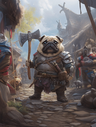 Lucy the Fearless – Framed Matte Poster