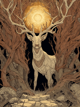 Forestwarden Stag – Unisex Staple T-Shirt