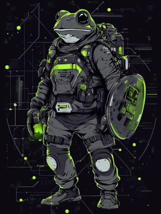 Quantum Croaker - Recycled unisex basketball jersey