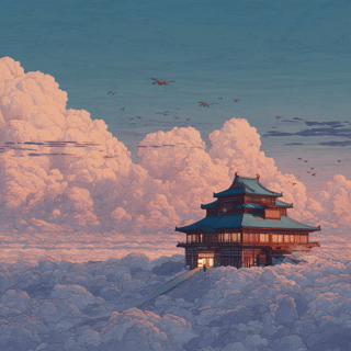 Temple of the Skyward Gate – Photo Paper Poster