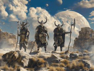 The Moonwardens' Frontier – Desk Mat