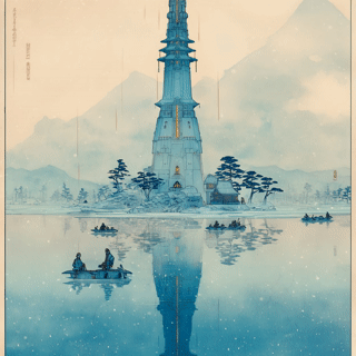 Frostspire Keep – Photo Paper Poster