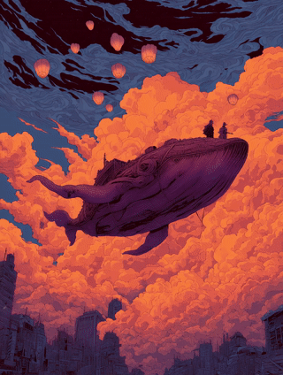 The Dreamwhale – Desk Mat