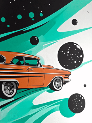 Cosmic Cruiser – Desk Mat