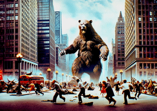 Chicago Grizzler - Photo paper poster