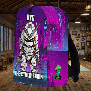 Ryo the Cyber Ronin - Minimalist Backpack