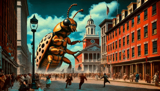 Boston Beetlemania - Photo paper poster