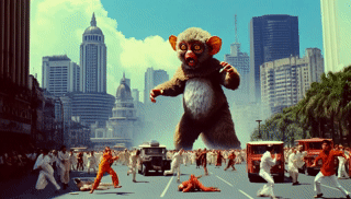 Manila Tarsius Titanus - Photo paper poster