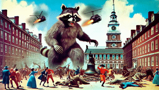 Furry Philly Fiasco - Photo paper poster