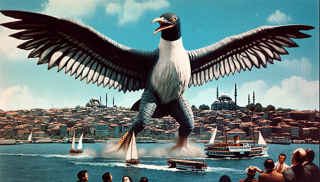 Istanbul’s Avian Awe - Photo paper poster