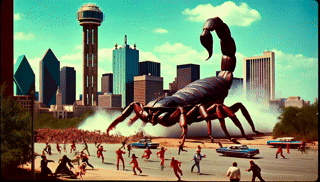 Dallas Pincer Panic - Photo paper poster