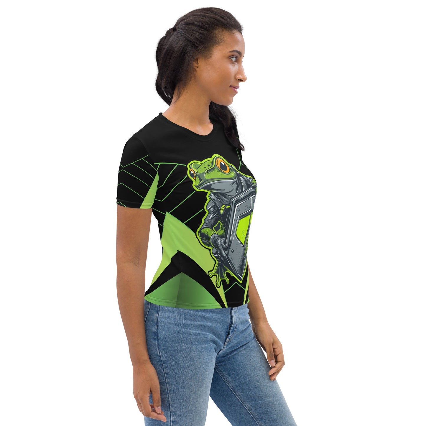 Bullfrog Battalion - Women's All - Over Print T-Shirt - BBairt
