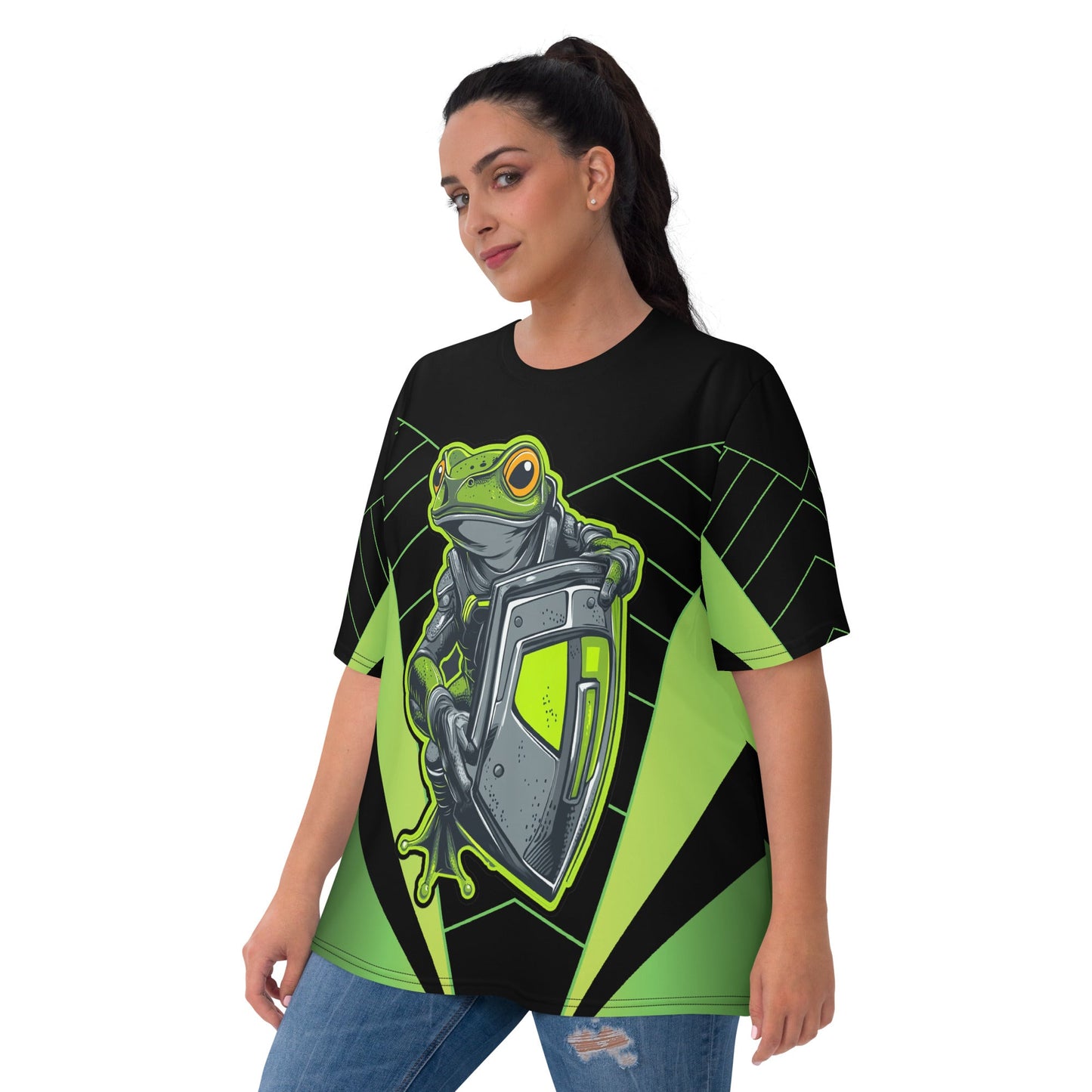 Bullfrog Battalion - Women's All - Over Print T-Shirt - BBairt