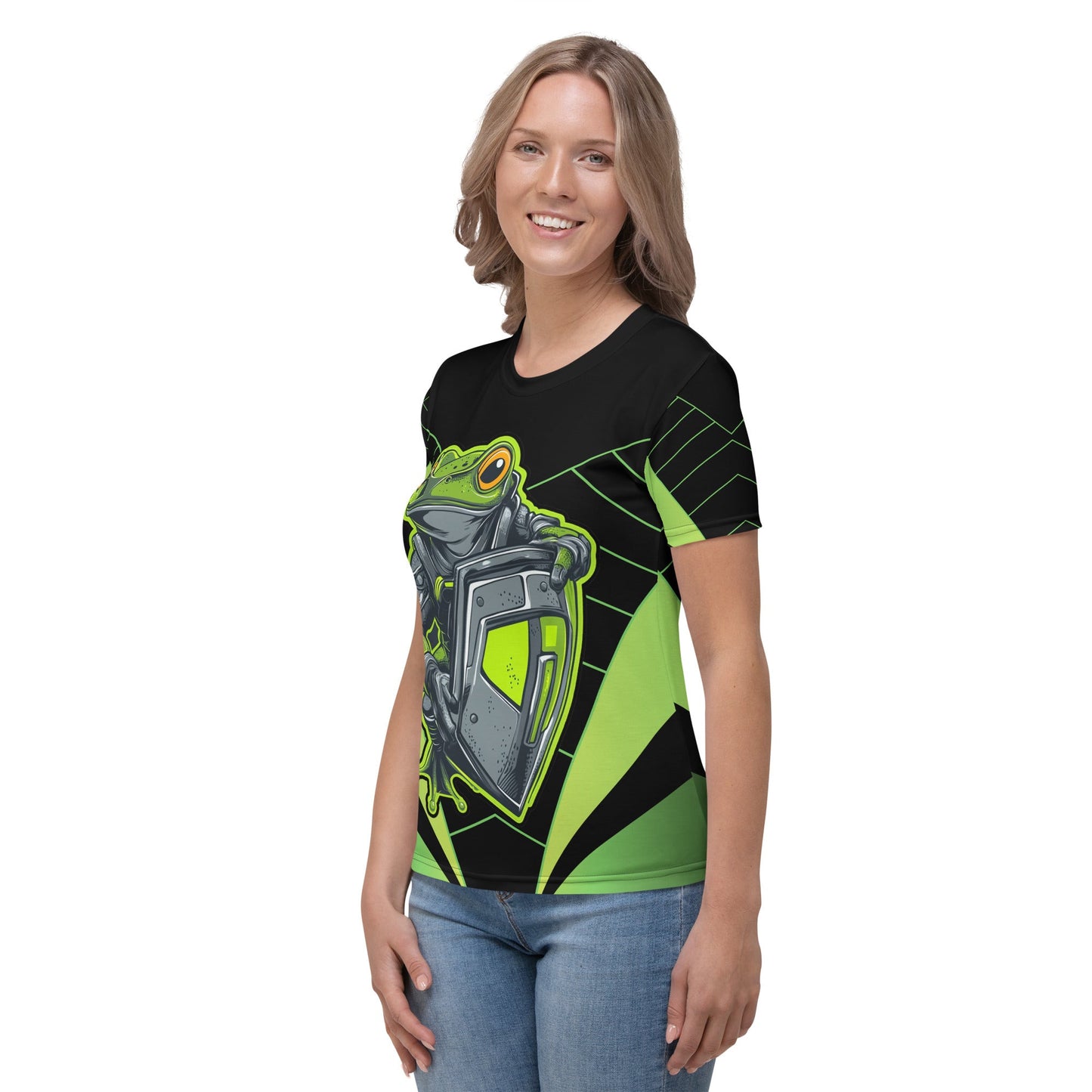 Bullfrog Battalion - Women's All - Over Print T-Shirt - BBairt