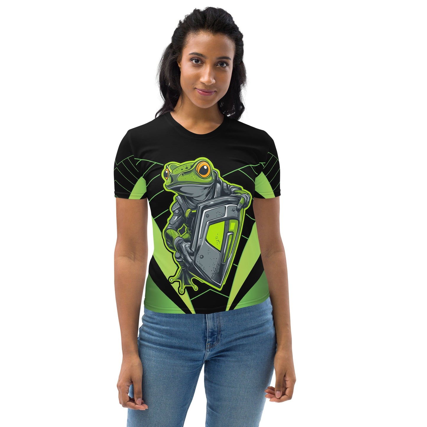 Bullfrog Battalion - Women's All - Over Print T-Shirt - BBairt