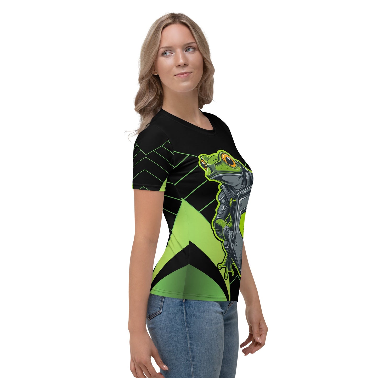 Bullfrog Battalion - Women's All - Over Print T-Shirt - BBairt