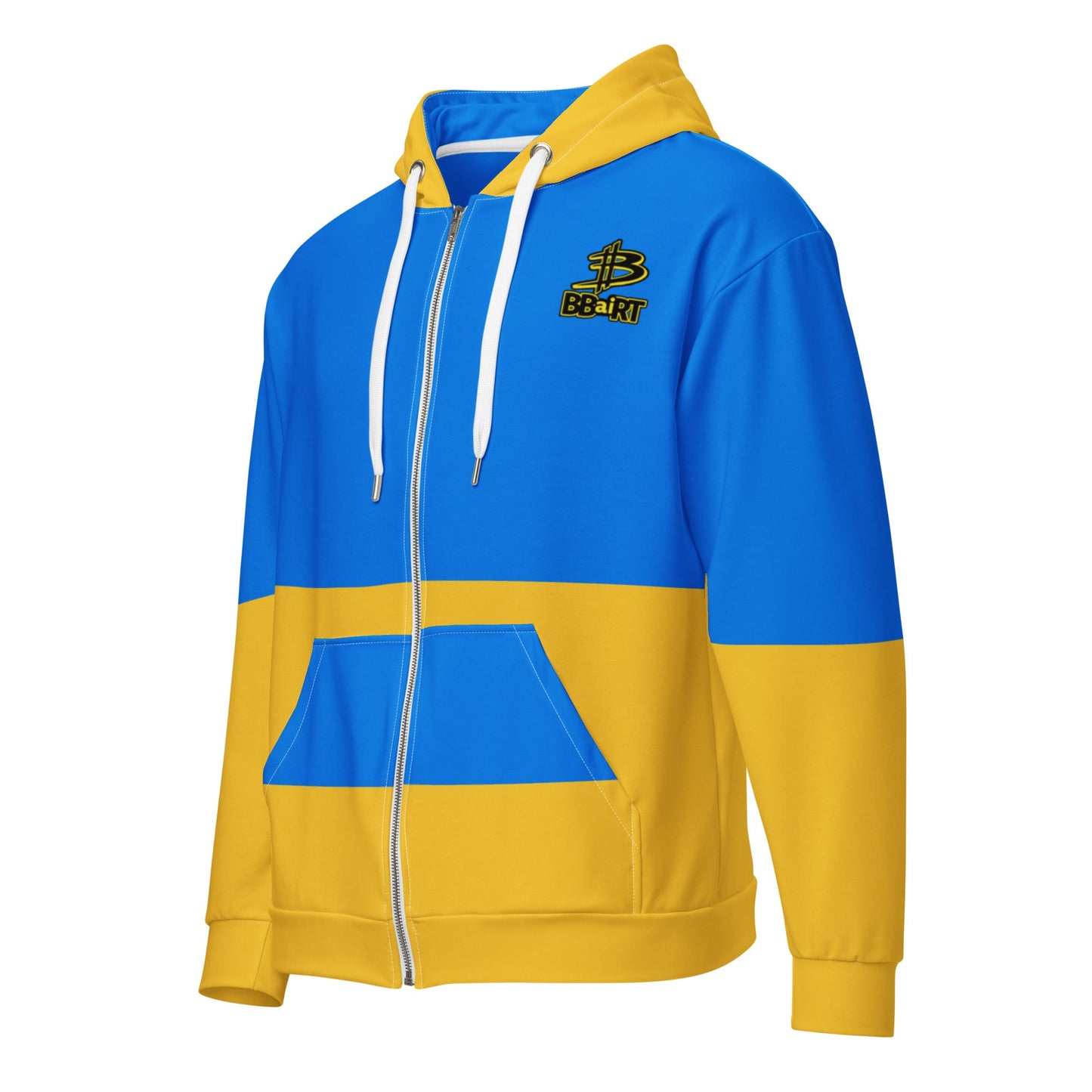 ByteBun the Tech Hopper - Unisex All - Over Print Zip Hoodie - BBairt