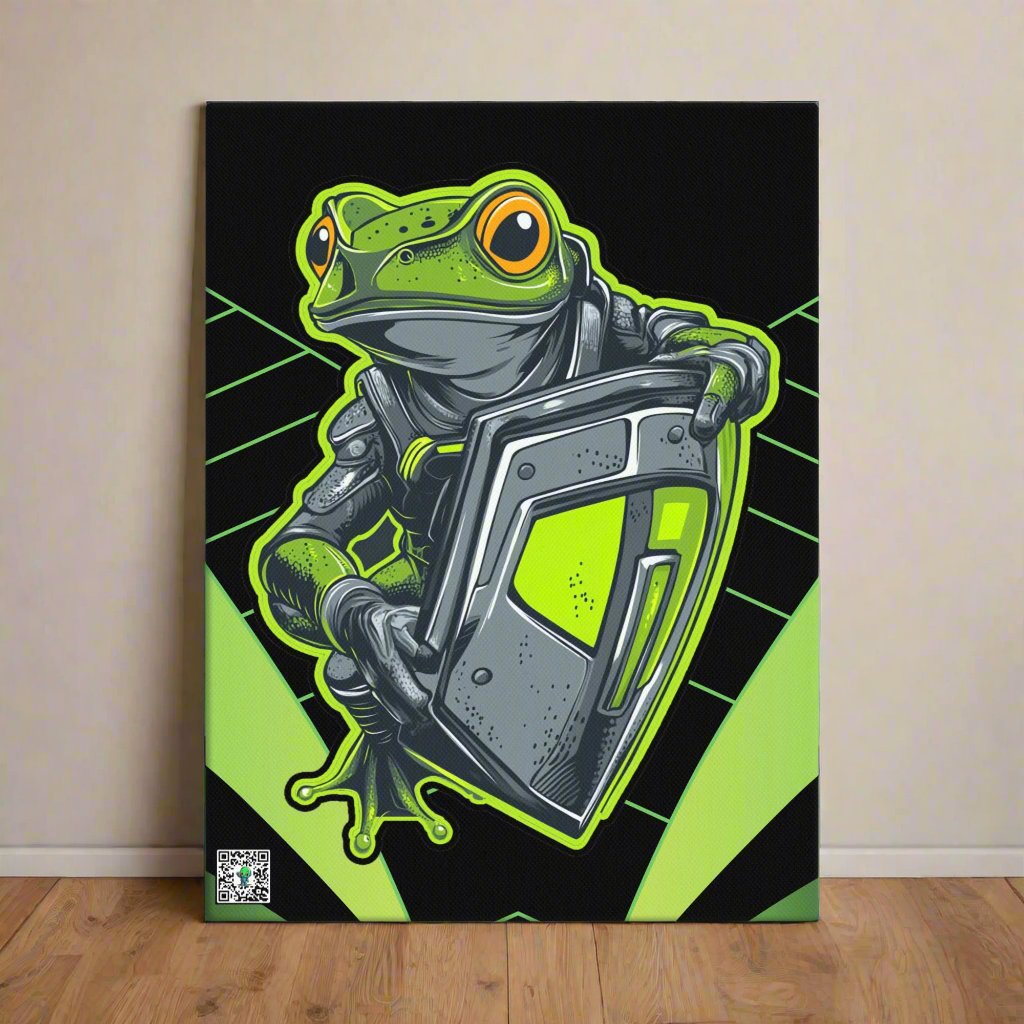 Bullfrog Battalion - Canvas Print