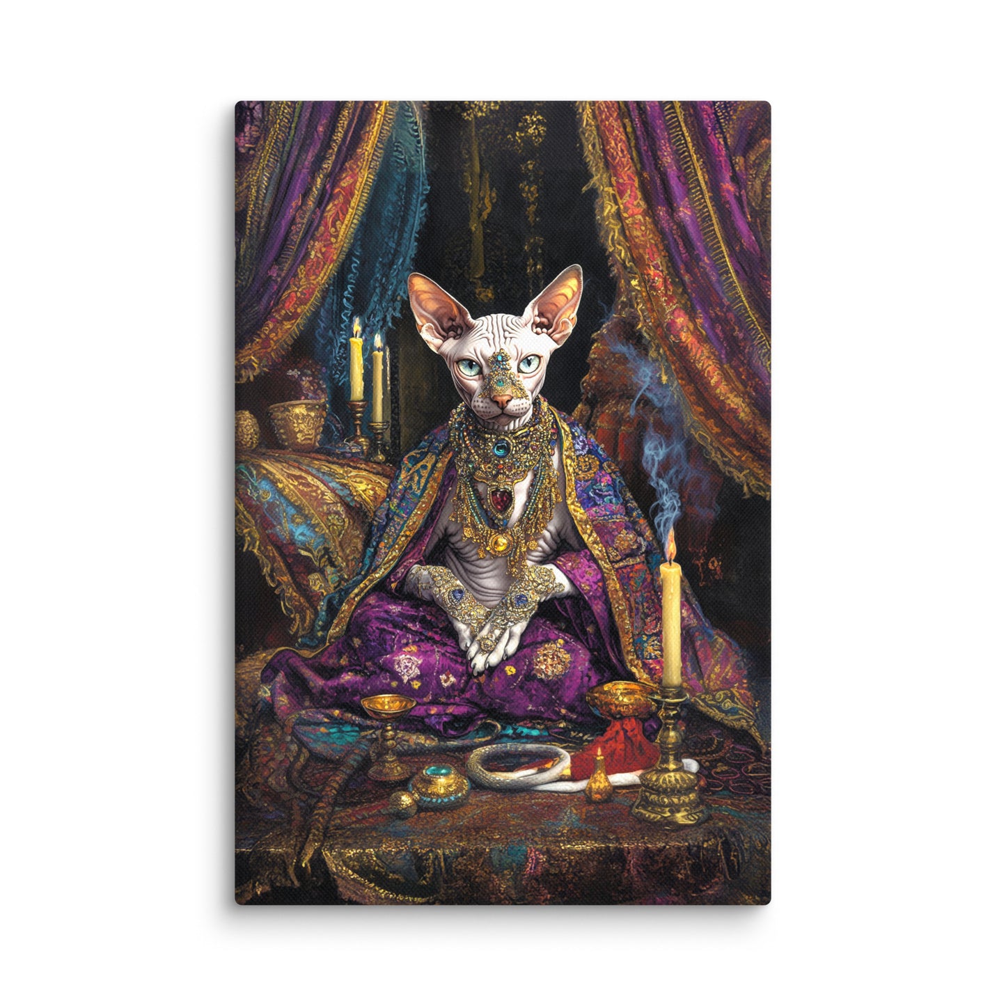 Her Majesty Sphinxara – Canvas Print