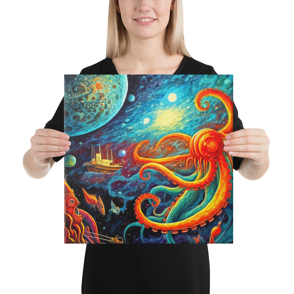 Galactic Confrontation - Canvas Print