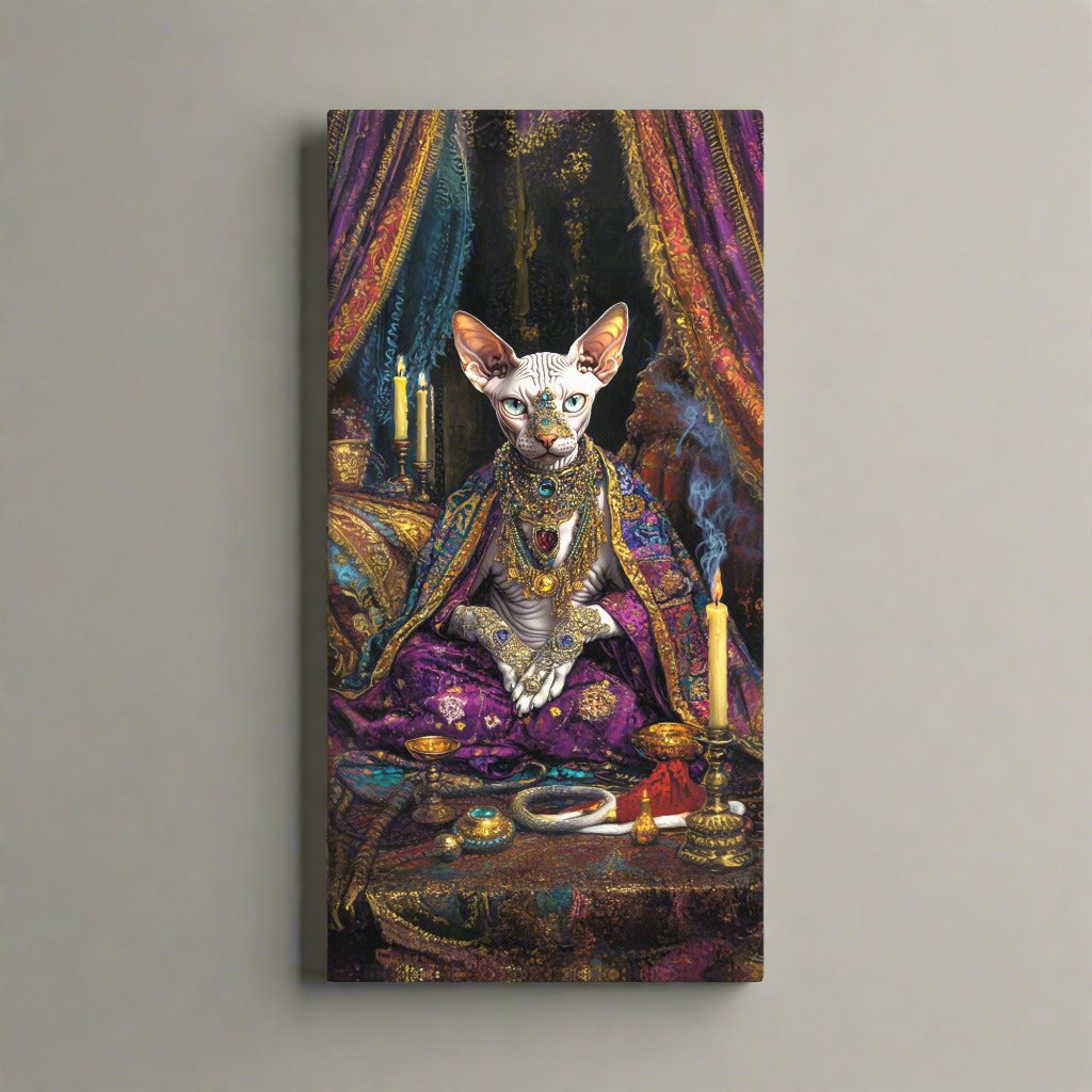 Her Majesty Sphinxara – Canvas Print