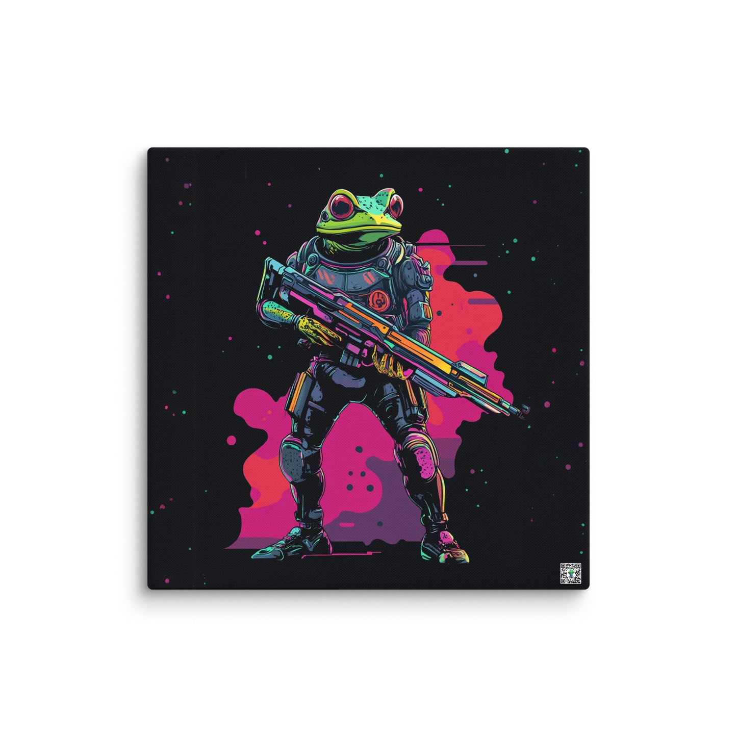 Galactic Ribbit - Canvas Print