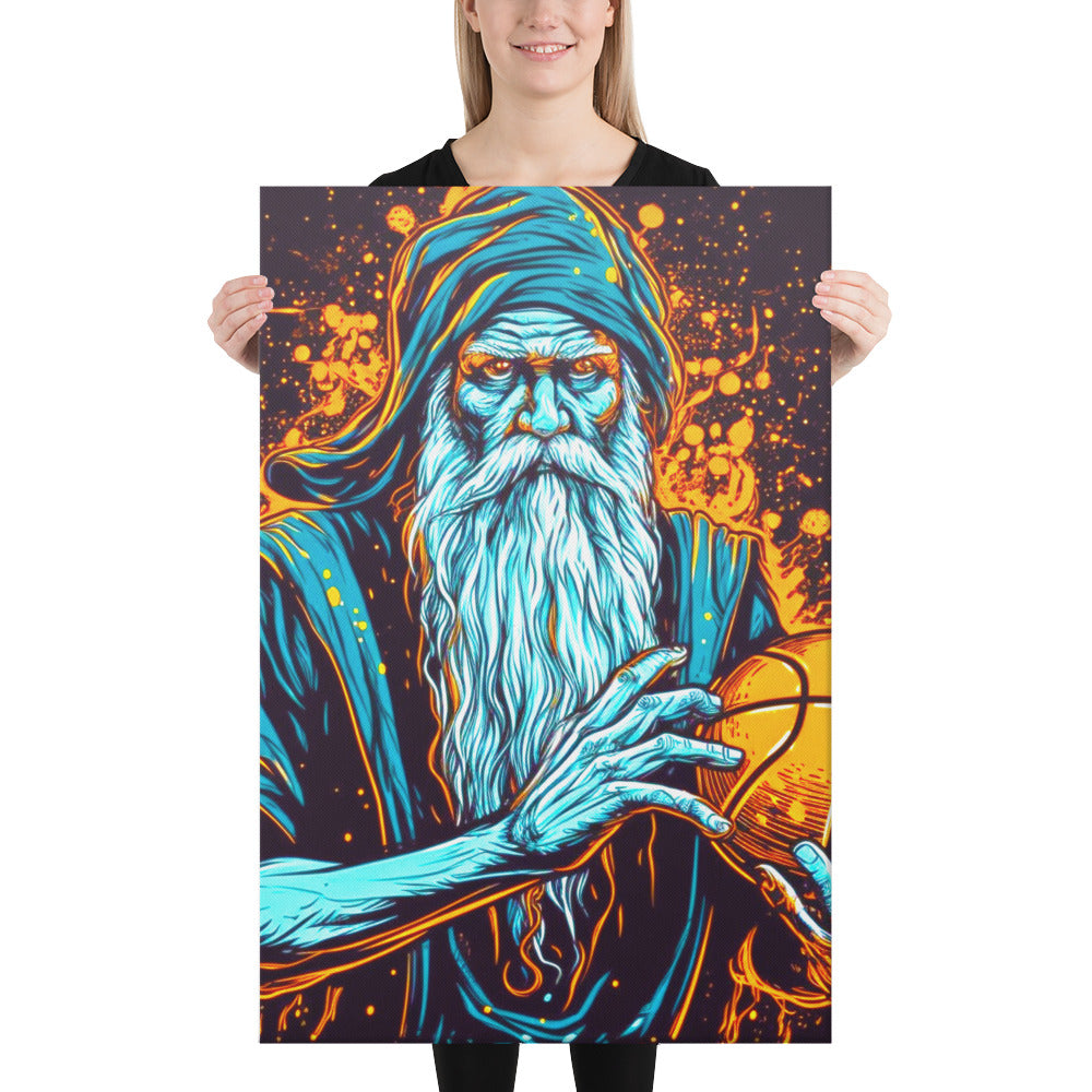 Morgarath Nightshade, Basketball Wizard - Canvas Print