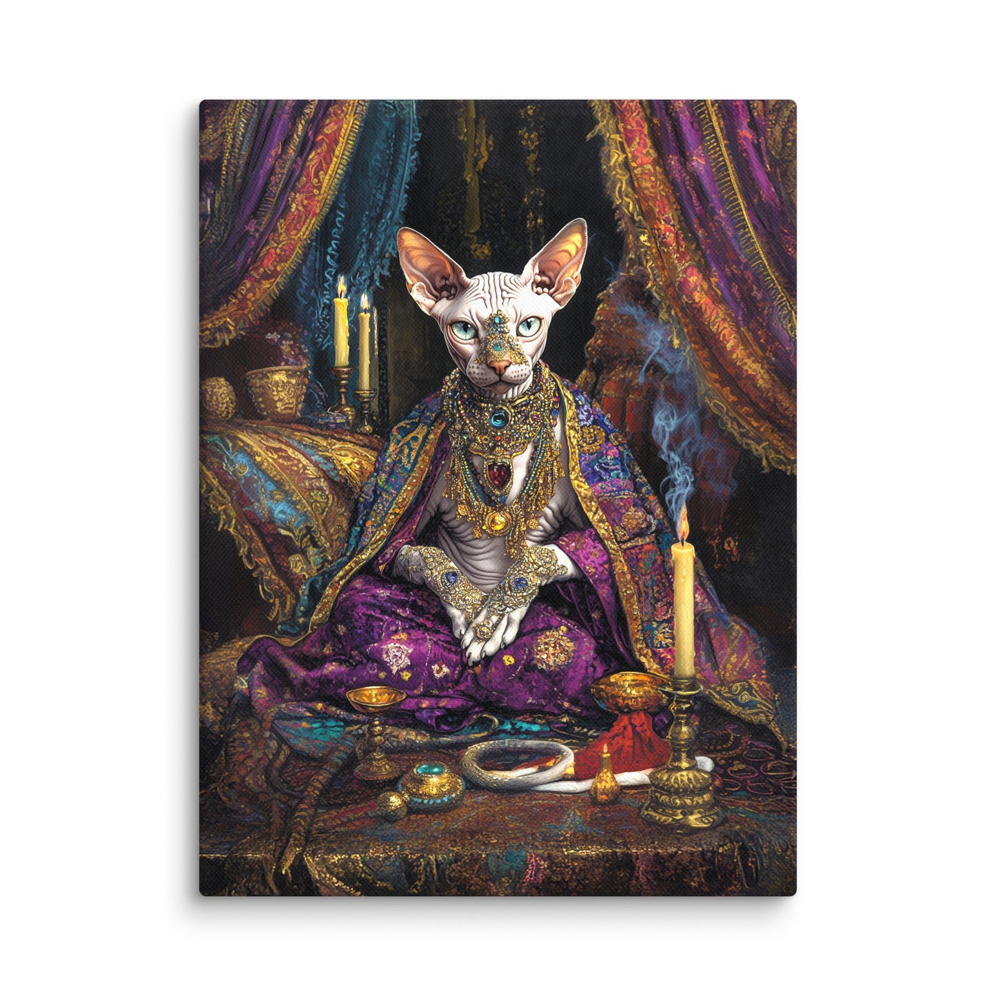 Her Majesty Sphinxara – Canvas Print