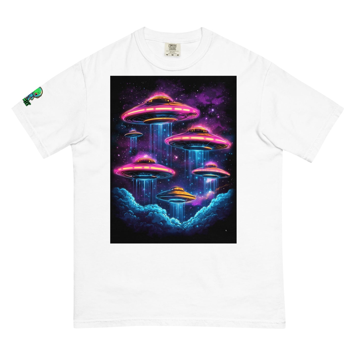 Celestial Arrival - Unisex garment - dyed heavyweight t-shirt - BBairt