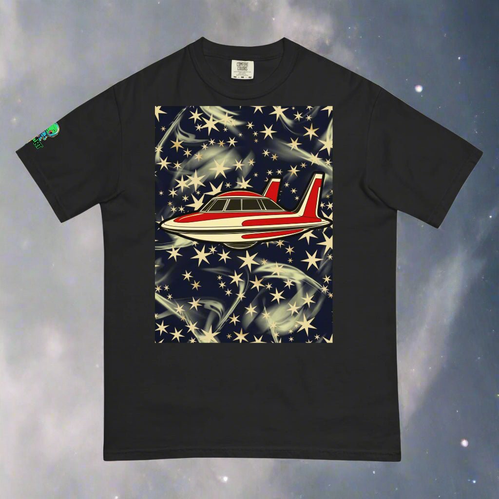 Celestial Cruiser - Unisex garment - dyed heavyweight t-shirt - BBairt