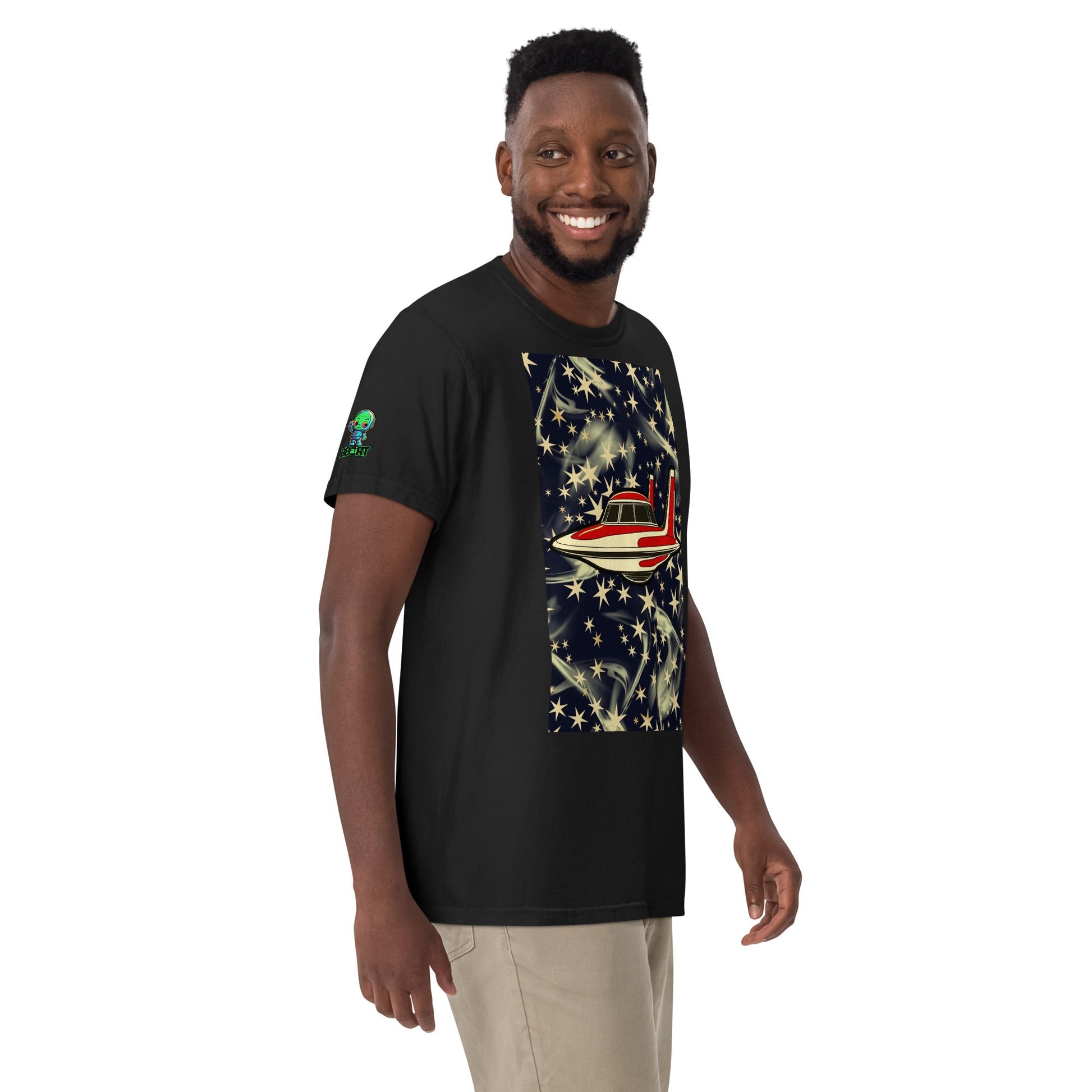 Celestial Cruiser - Unisex garment - dyed heavyweight t-shirt - BBairt