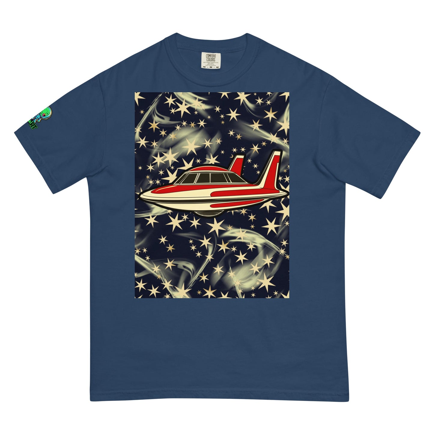 Celestial Cruiser - Unisex garment - dyed heavyweight t-shirt - BBairt