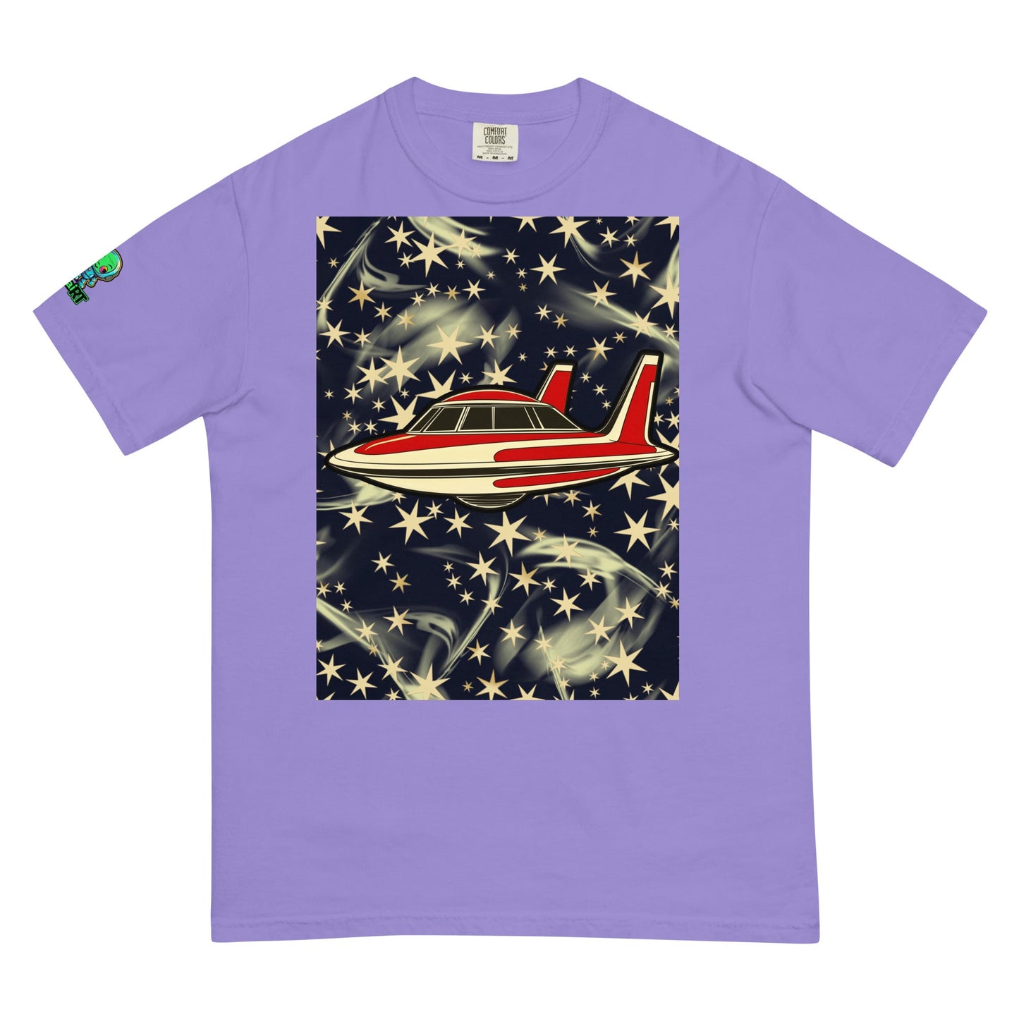 Celestial Cruiser - Unisex garment - dyed heavyweight t-shirt - BBairt