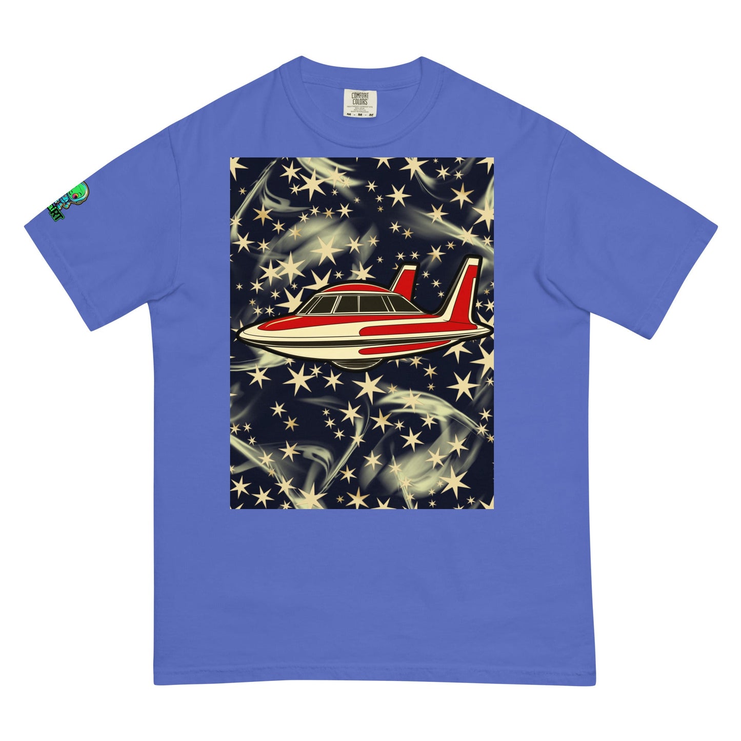 Celestial Cruiser - Unisex garment - dyed heavyweight t-shirt - BBairt