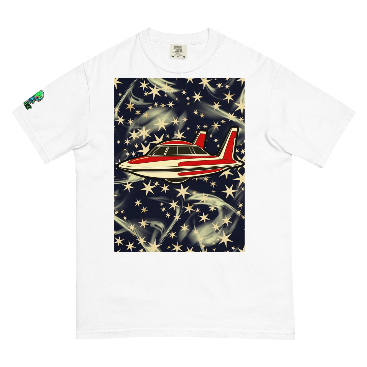 Celestial Cruiser - Unisex garment - dyed heavyweight t-shirt - BBairt
