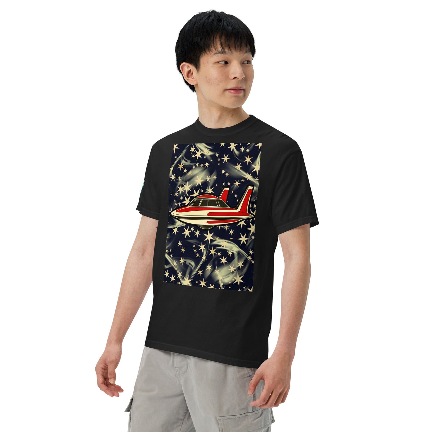 Celestial Cruiser - Unisex garment - dyed heavyweight t-shirt - BBairt